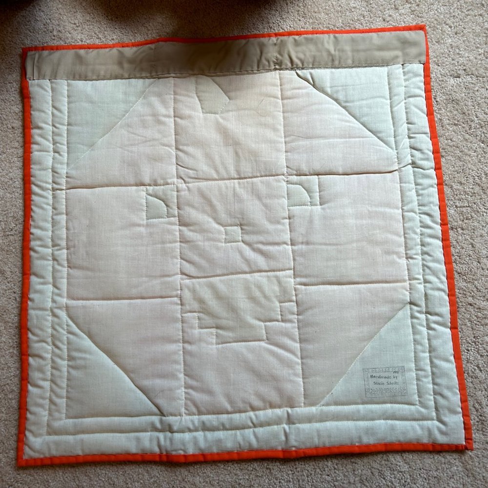 Patchwork Halloween Jack-O-Lantern Wall Hanging - Picture 15 of 15